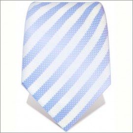 Sky blue club tie