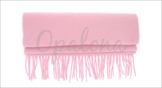 Echarpe en cashmere rose