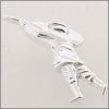 Silver chain hunter cufflinks