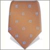 Cravate marron � motifs g�om�triques