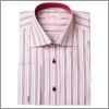 Red stripped French Cuff Shirt