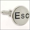 ESC and CTRL cufflinks