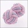 Passementerie rose et grise