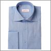 Dark blue french cuff shirt
