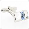 Petit rectangle avec un Swarovski bleu ciel