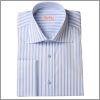 Stripped light blue shirt