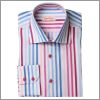 Blue and pink stripped shirt