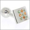 Petit rectangle incrust� de cristaux de Swarovski