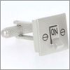 ON OFF switch cufflinks