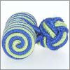 Passementerie bleue et verte