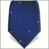 Cravate bleue marine � fleurs