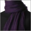 Echarpe violette � c�tes