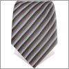 Cravate ray�e bleue ciel et marron
