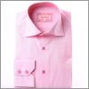 Pink shirt with pink patterns collar and cuffs