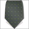 Grey with light green patterns tie