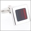 Red gradated cufflinks