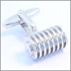 Cylindre compos� d'anneaux argent�s