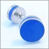 Double cylindres bleus